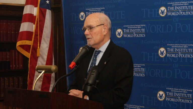 Dr. Lee Edwards speaking at IWP