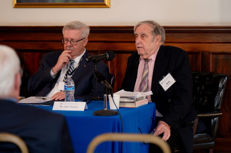 Dr. John J. Tierney speaking at the Lansdale Symposium