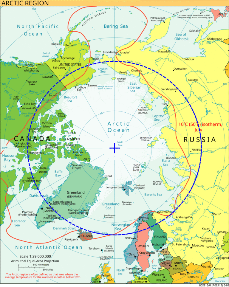 Arctic Circle Map
